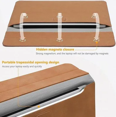 Immagine prodotto di Custodia impermeabile per laptop Famanu, adatta a schermi da 15-16 pollici