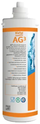 Produktbild von BieTal® Aktivkohle Filterpatrone AG03 für Wasser Sprudler Spender Geräte Anlage