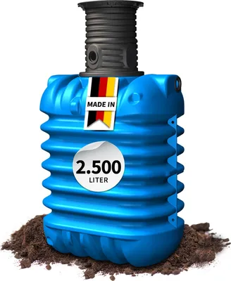 Produktbild von 4rain MODULARIS Erdtank 2500 Liter inkl. Schachtverlängerung