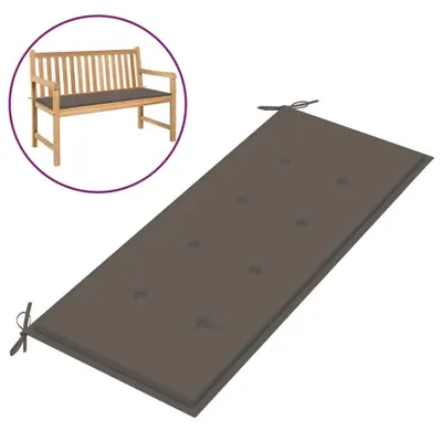 Produktbild von Gartenbank Auflage Bankauflage Sitzpolster Bankkissen für Gartenbänke und Sitzbänke Polsterauflage Outdoor Sitzkissen 100 x 50 cm Taupe 150 x 50 x 3 cm