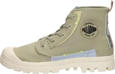Image de Palladium Pampa Underlayer  Veterschoenen Hoog - Khaki - Maat 40
