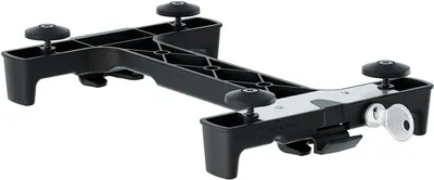 Immagine prodotto di Racktime 27022 Adattatore per sistema Snapit 2.0, con piedini e blocco, 235 x 158 x 32 mm, nero