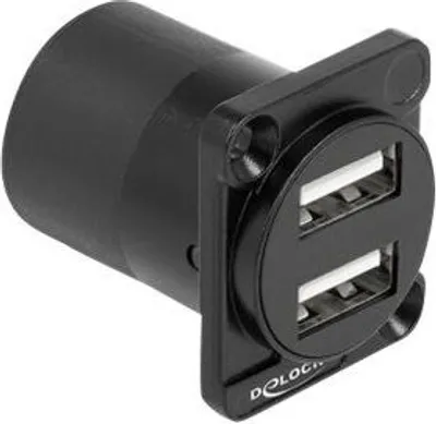 Immagine prodotto di DELOCK D-Typ Modul USB 2.0 Typ-A 2 x Buchse zu 2 x Buchse