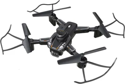 Produktbild von Fernbedienung Drohne 4k Luftaufnahme Dual Lens Vierseitige Hindernisvermeidung Klappflugzeug Schwarz