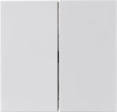 Produktbild von Serien-Schalter McPower "Shallow", 2-fach, 250V/10A, UP, Klemmanschluss, weiß, matt