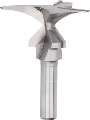 Zdjęcie produktu dla Zintegrowany frez do gięcia po łuku R50 1/2 cala 3-ostrzowy frez do obróbki drewna do paneli o grubości 20-36 mm
