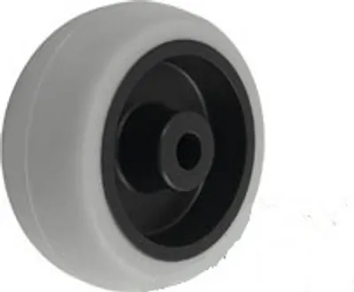 Image de Roue de meuble d=50mm plastique-caoutchouc Roues de meuble Roues d'appareil Roues de transport (M50T/6)