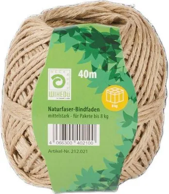 Produktbild von Bindfden Packschnur Ausfhrung: extra fein, : 2,0 mm, fr Pakete: