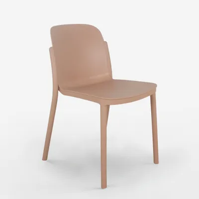 Image de Chaise moderne pour cuisine, salle à manger, restaurant Hélène - Rose
