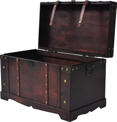 Produktbild von Möbel Vintage Schatztruhe Holz 66x38x40 cm Top8228707