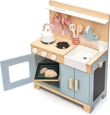 Produktbild von Tender Leaf Holz-Spielküche mit Zubehör - Kinderküche