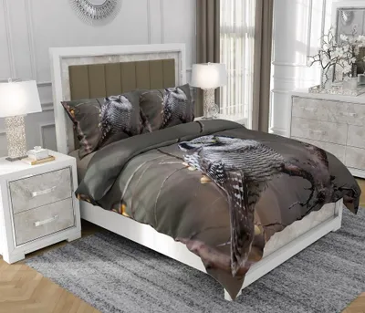 Produktbild von Bettwäsche 200x220 cm + 2x70x80 cm, 3-teilig, 100% Baumwolle, Satin, Reißverschluss, Bunt - SOVIO | So.0332
