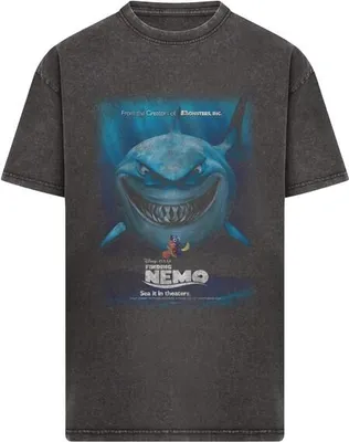 Image de T-shirt pour homme Mr. Tee Finding Nemo Vintage Loose Tee noir - 3XL