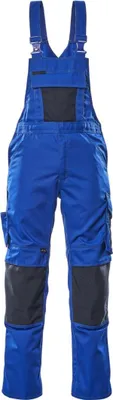 Zdjęcie produktu dla MASCOT Bib & Brace, Spodnie, Każda płeć, Granatowy (marynarski), Czarny, Bawełna, Poliester, 270 g/m², Nie wybielać