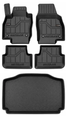Productafbeelding van Wielganizator MotoLine TPE-automatten geschikt voor Seat Arona (2017-), 4 + 1 kofferbakmat 27022