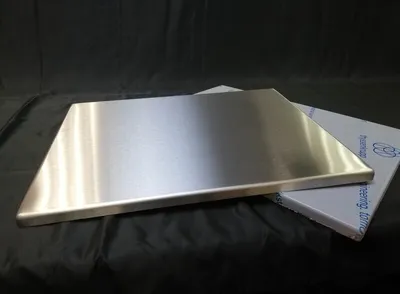 Produktbild von KOCH #60 Rostfreie Fettauffangwanne u.A. für Jamie Oliver 49,5 x 38,5 x 1,8cm - Massiver V2A Edelstahl Stärke 2mm - 3,4 KG - rund formierte Ecken