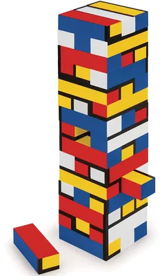 Productafbeelding van Stapelblokkentoren "Mondrian".