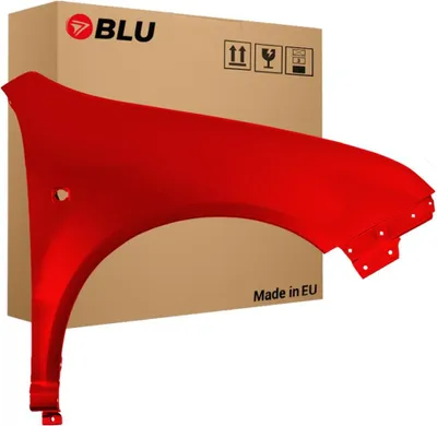 Image de BLU Aile Compatible avec Skoda Fabia I (6Y) 8151 Droite Rot CorridaRot | 1999-2007 | Avant | Peint| Prêt à Monter | Galvanisé