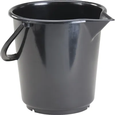 Produktbild von hünersdorff Eimer 17,0 l HD-Polyethylen schwarz - 942200