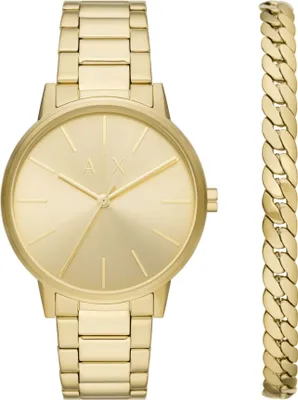 Immagine prodotto di Orologio da polso da uomo Armani Exchange AX7144SET in design oro.