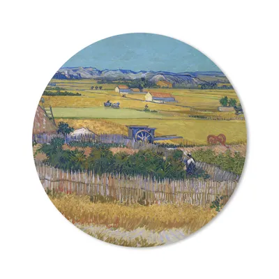 Produktbild von MuchoWow® Mauspad Mousepad Die Ernte - Vincent van Gogh 30x30 cm - Mousepads - Maus Mat - Pad - Mausunterlage - Tischunterlage - Schreibtischmatten
