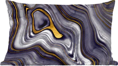 Produktbild von MuchoWow® Zierkissen Sofakissen Wohnzimmer Dekokissen 50x30 cm Steine - Achat - Geode - Marmor - Wohnzimmerdekoration - Polster mit Photo