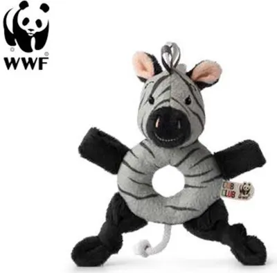 Produktbild von Cub Club - Greifring Ziko das Zebra (grau, 15cm) für Kleinkinder Spielzeug