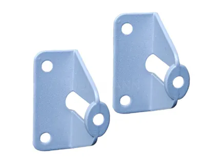 Produktbild von 2 Griffadapter für Falttürengriffe 22 mm alufarbig Faltschiebetür Adapter