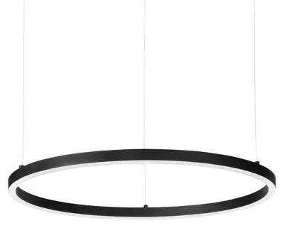 Image de Plafonnier de la collection ORACLE, LED, 37W, lumière chaude 3000K, noir, Ideal Lux