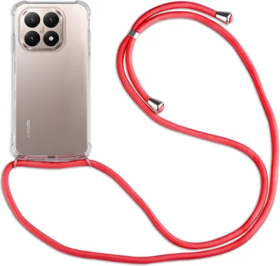 Produktbild von Handykett für Xiaomi 15T Hülle mit Kordel Handyhülle mit Band in Rot