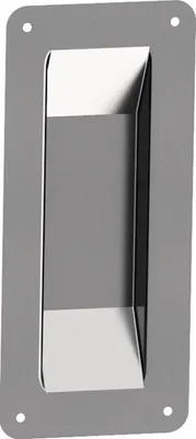 Produktbild von HBS Betz Muschelgriff 81201 Breite 90mm Höhe 200mm Stahl verzinkt mit versenkten Schraublöchern - 81201