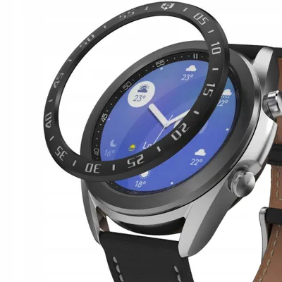 Image de Cadre Ringke Bezel Styling GW3-41-03 pour Galaxy Watch 3 41mm, Noir