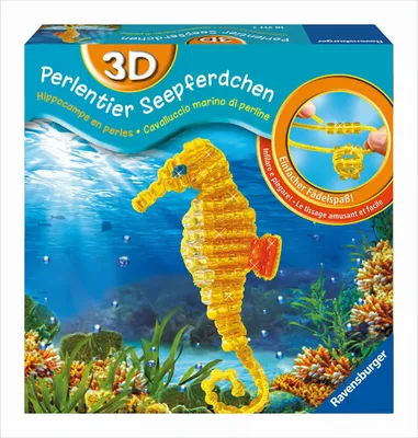 Produktbild von Ravensburger® - 3D Perlentier Seepferdchen