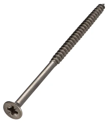 Produktbild von Spanplattenschrauben Edelstahl A2 Senkkopfschraube Pozi 5x100 Teilgewinde