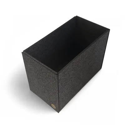 Produktbild von Aufbewahrungsbox CLEAN Filz 34 x 18 x 25 cm ohne Deckel in anthrazit meliert