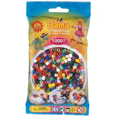 Image de Perles Hama multicolores 1000pcs, 1sachet