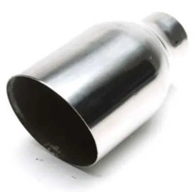 Produktbild von Endrohr Endrohrblende Anschweißrohr Auspuffblende Auspuff Edelstahl scharf 115mm