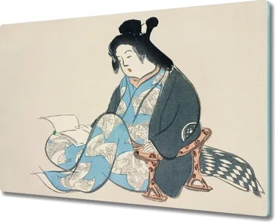 Produktbild von Coloray Hackbrett Kochplattenabdeckung Herdabdeckplatte 80x52 cm Schneidebrett Küchenbrett - Frauen-Kimono