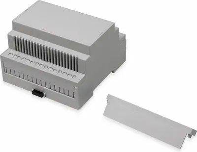 Zdjęcie produktu dla Obudowa na szynę DIN AXXATRONIC, CamdenBoss CNMB-5-KIT, 5TE, otwory wentylacyjne
