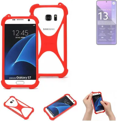 Produktbild von K-S-Trade Handy-Hülle kompatibel mit Xiaomi Redmi Note 13 Pro+ Schutz-Hülle Bumper Silikon Schutz Hülle Cover Case Silikoncase Silikonbumper TPU