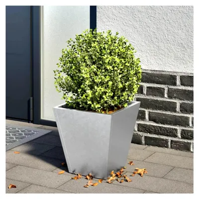 Produktbild von Pflanzkübel Hochbeet aus Metall für Garten und Terrasse 30x30x30 cm verzinkter Stahl