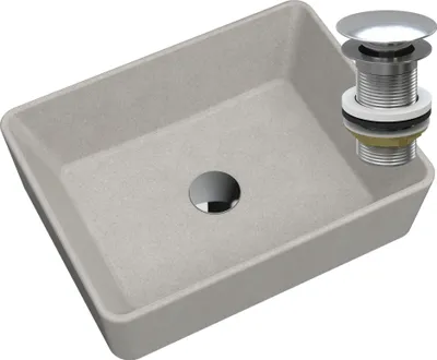 Produktbild von Waschtisch mit Granitplatte Beige Cork Chrome