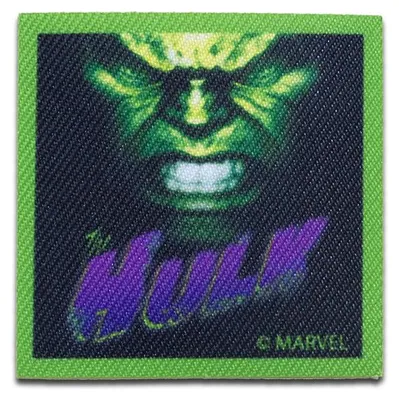 Obrázek produktu pro Marvel © Avengers The Hulk Comic - nášivka, nažehlovací, nažehlovací, nášivka, nažehlovací, velikost: 5,5 x 5,5 cm