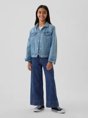 Produktbild von GAP Kinder-Jeans mit hohem Bund und weitem Bein 525300-00__12