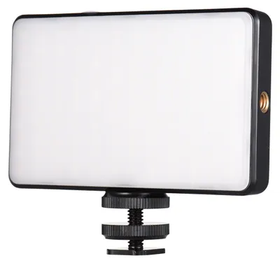Produktbild von Andoer ST120 Pocket LED Videoleuchte Wiederaufladbares Fuelllicht 2500K-9000K Zweifarbige Temperatur Dimmbar CRI95+ mit Silikondiffusor 6pcs Farbfilter fuer Vlog Live Streaming Produktfotografie