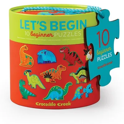 Obrázok produktu pre Krokodíl Creek začnime puzzle dinosaurus - 2 kusy