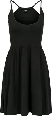 Produktbild von Urban Classics - Kleid Spaghetti-Träger für Damen TN120 (M) (Schwarz)