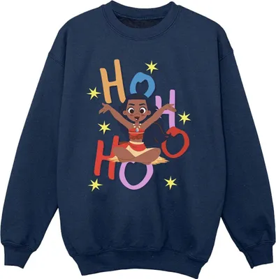 Obrázok produktu pre Moana - "Ho Ho Ho" mikina pre dievčatá BI53991 (140-146) (námornícka modrá)