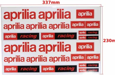 Zdjęcie produktu dla Naklejka APRILIA CZERWONA