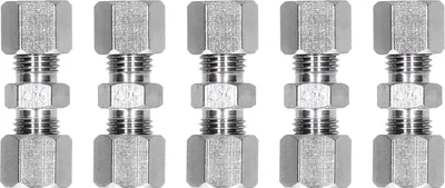 Produktbild von 20pcs 35 mm/1,38 Zoll Schnellanschluss Doppelschneidring Kein Flansch zur Reparatur von 4,75 mm/0,19 Zoll Bremsleitung